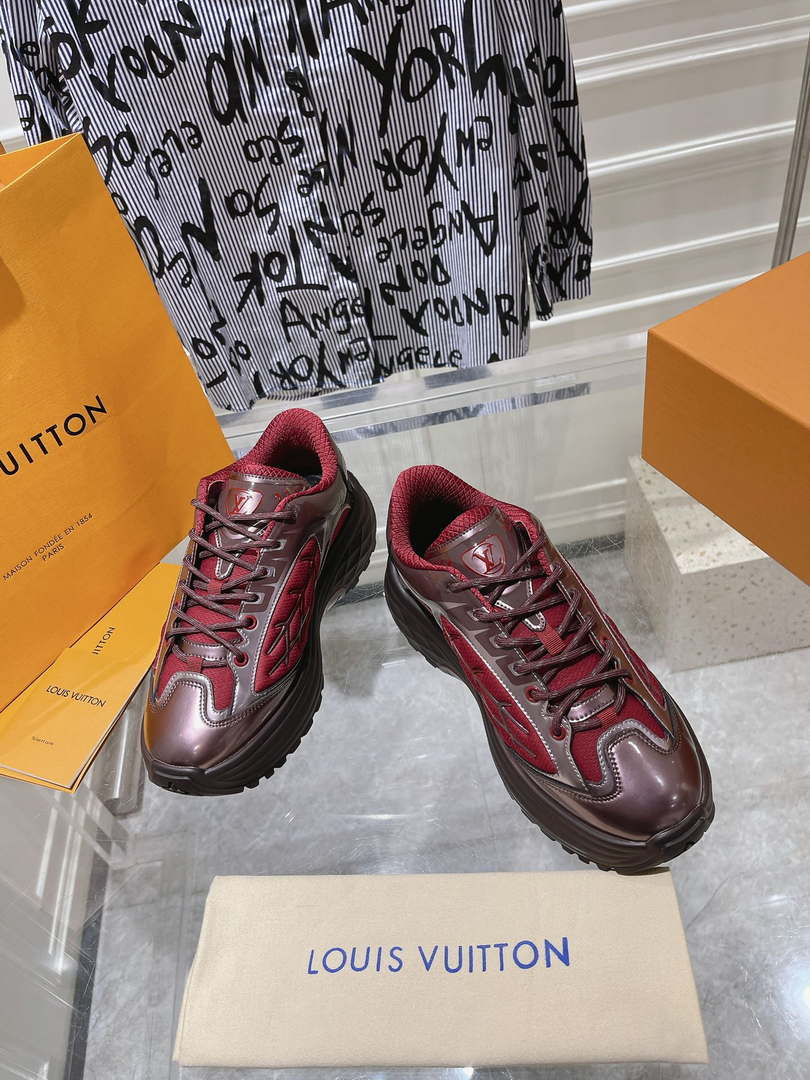 Louis Vuitton 1ACEBQ Men Women's LV Discovery Lace Up L62406