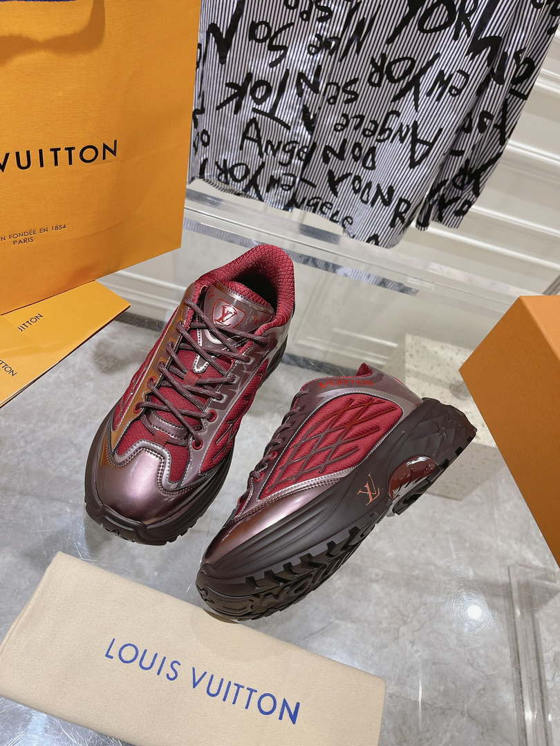Louis Vuitton 1ACEBQ Men Women's LV Discovery Lace Up L62406
