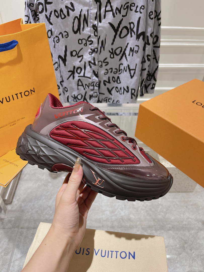 Louis Vuitton 1ACEBQ Men Women's LV Discovery Lace Up L62406