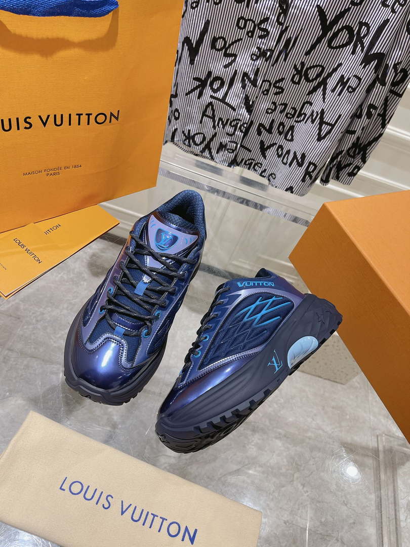 Louis Vuitton 1ACEBQ Men Women's LV Discovery Lace Up L62407