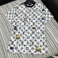 Louis Vuitton 1AHIZ2 Women Aquarelle Monogram Eyelet T-Shirt  L66495