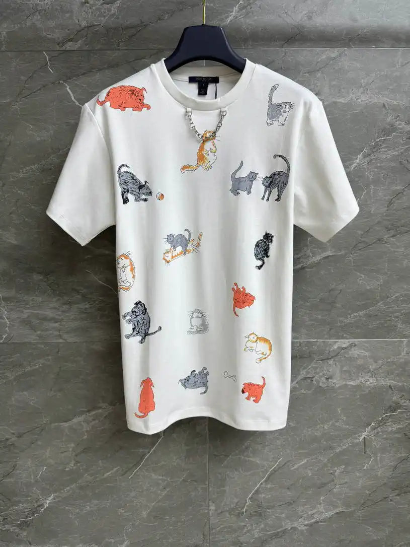 Louis Vuitton 1AIG26 Women LV x Grace Coddington  monogram T-shirt L66489