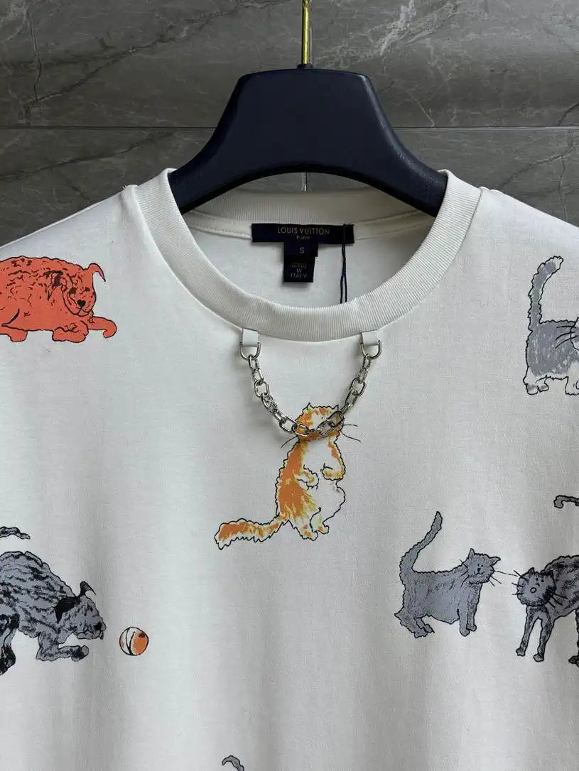 Louis Vuitton 1AIG26 Women LV x Grace Coddington  monogram T-shirt L66489
