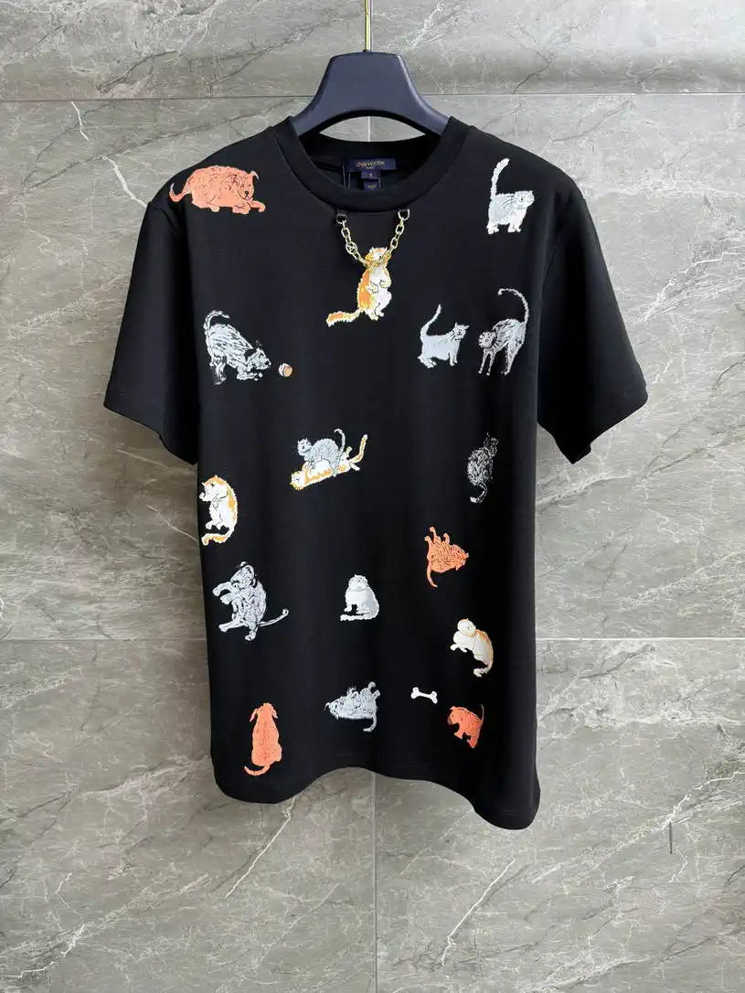 Louis Vuitton 1AIG26 Women LV x Grace Coddington  monogram T-shirt L66489