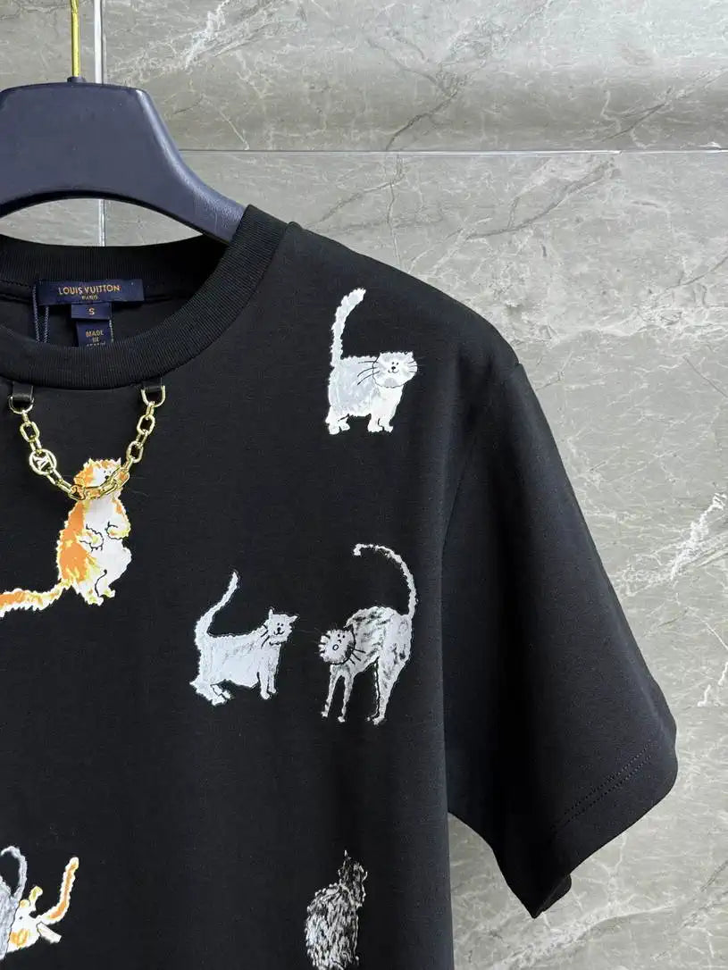 Louis Vuitton 1AIG26 Women LV x Grace Coddington  monogram T-shirt L66489