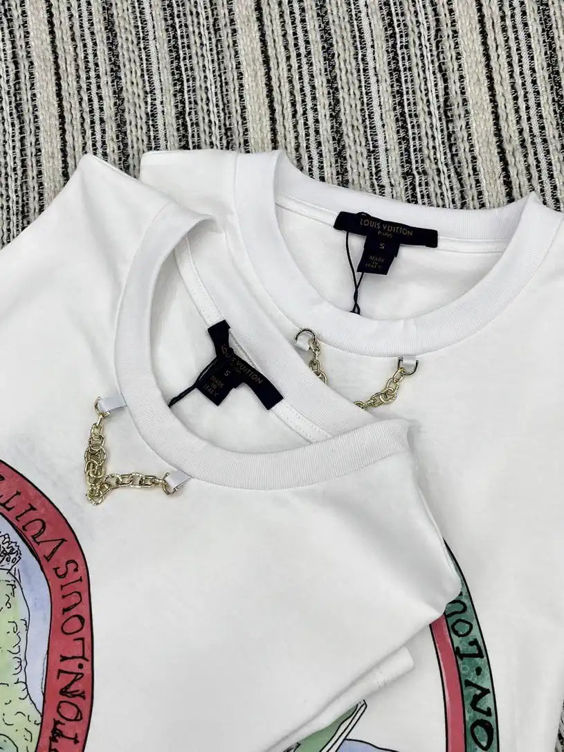 Louis Vuitton 1AIG26 Women LV x Grace Coddington monogram T-shirt L66491