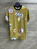 Louis Vuitton 1AIG26 Women LV x Grace Coddington Stamp monogram T-shirt L66488