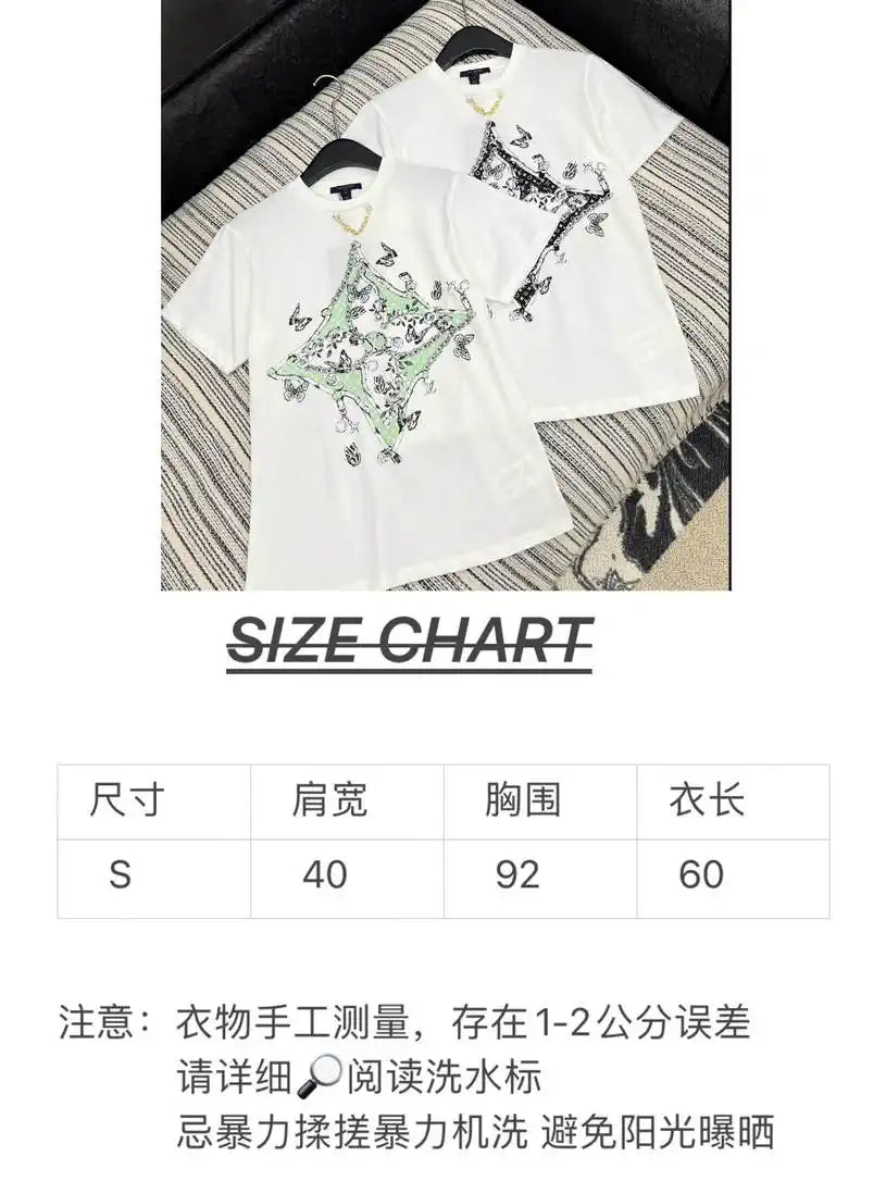 Louis Vuitton 1AIG26 Women  Printed short-sleeved T-shirt L66498