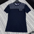 Louis Vuitton 1AIG26 Women Short-sleeved patchwork sweater L66493