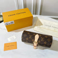 Louis Vuitton 3 Watch Case M47530 Monogram Canvas - Default Title - View 1