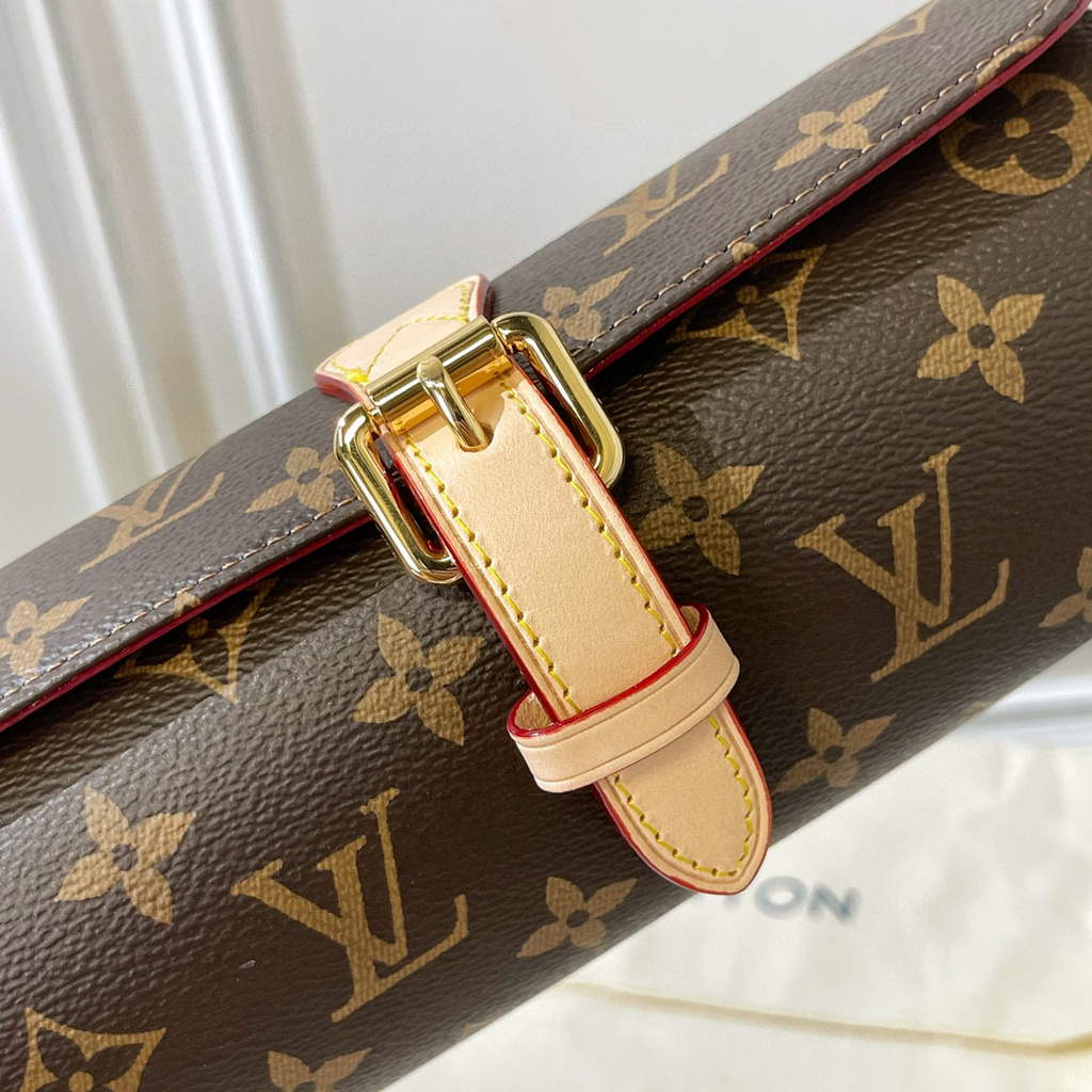 Louis Vuitton 3 Watch Case M47530 Monogram Canvas