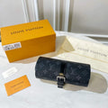 Louis Vuitton 3 Watch Case Monogram Eclipse Canvas M43385 - Default Title - View 1