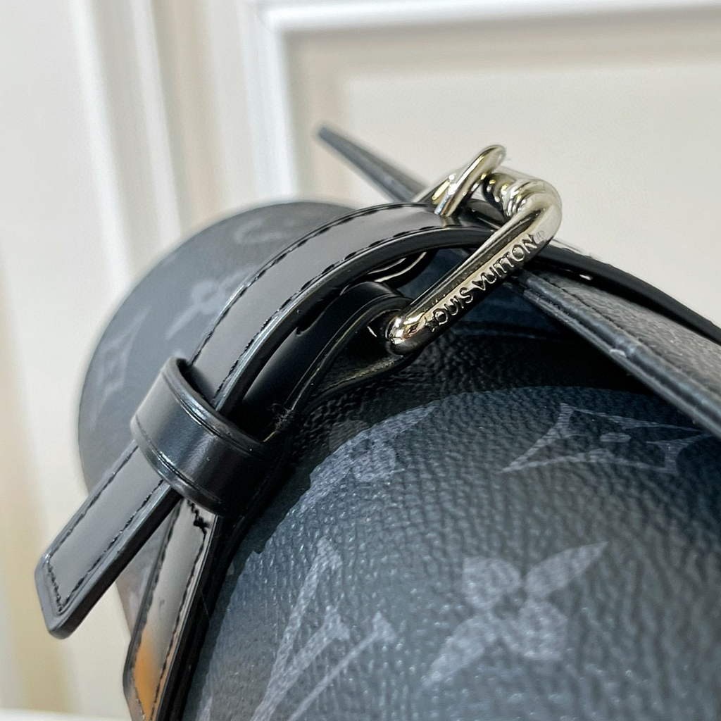 Louis Vuitton 3 Watch Case Monogram Eclipse Canvas M43385
