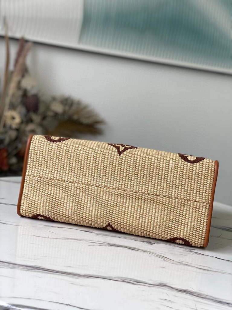 Louis Vuitton  M57707 LV  M57723 OnTheGo MM Tote Bag Tan