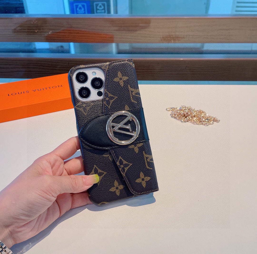 Louis Vuitton Apple Iphone Leather Premium Deluxe Phone Case L20118