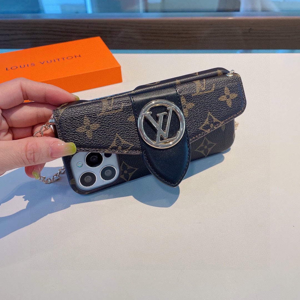 Louis Vuitton Apple Iphone Leather Premium Deluxe Phone Case L20118