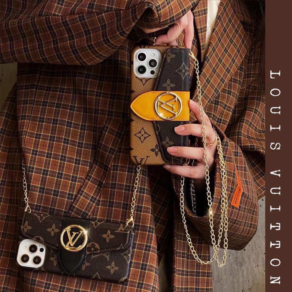 Louis Vuitton Apple Iphone Leather Premium Deluxe Phone Case L20118