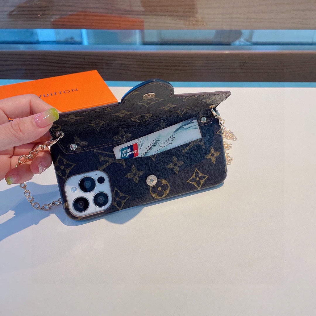 Louis Vuitton Apple Iphone Leather Premium Deluxe Phone Case L20118