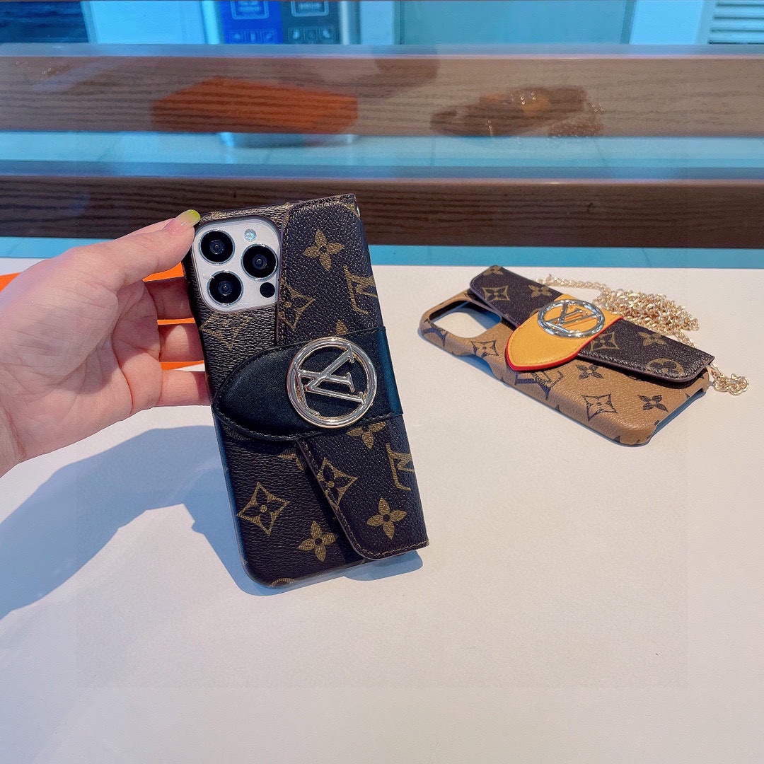 Louis Vuitton Apple Iphone Leather Premium Deluxe Phone Case L20118 - iPhone15pro max £¨6.7£© - View 9