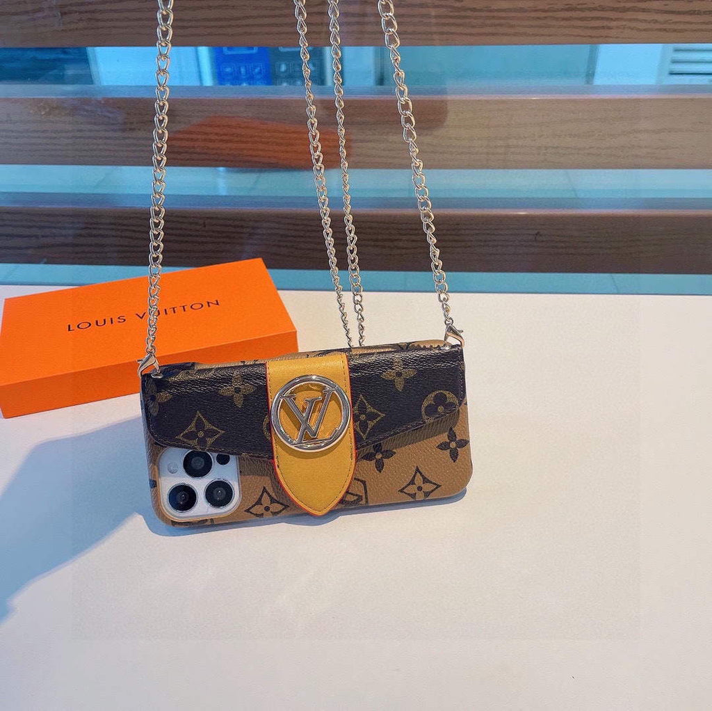 Louis Vuitton Apple Iphone Leather Premium Deluxe Phone Case L20119