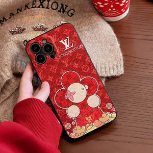 Louis Vuitton Apple Iphone Leather Premium Deluxe Phone Case L20120 - iPhone15pro max £¨6.7£© - View 1