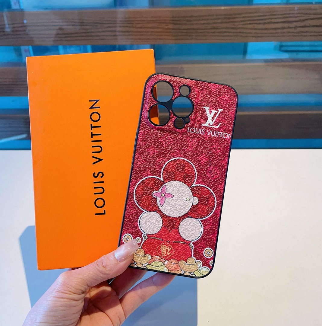 Louis Vuitton Apple Iphone Leather Premium Deluxe Phone Case L20120 - iPhone15pro max £¨6.7£© - View 2