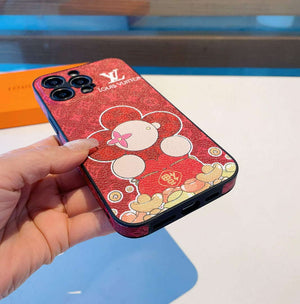 Louis Vuitton Apple Iphone Leather Premium Deluxe Phone Case L20120 - iPhone15pro max £¨6.7£© - View 3