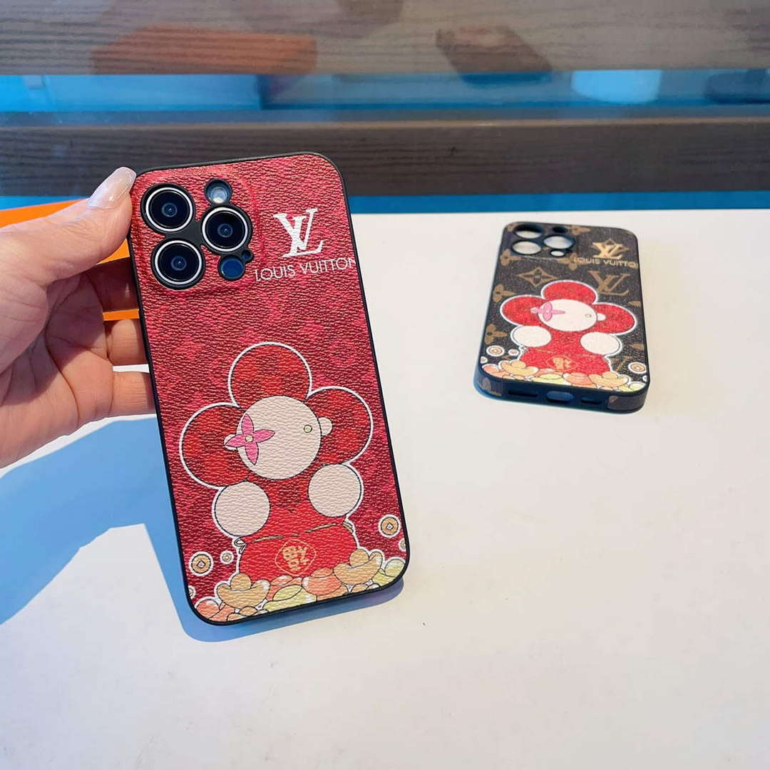 Louis Vuitton Apple Iphone Leather Premium Deluxe Phone Case L20120 - iPhone15pro max £¨6.7£© - View 4