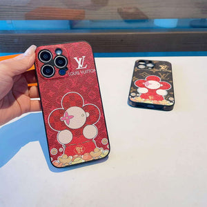Louis Vuitton Apple Iphone Leather Premium Deluxe Phone Case L20120 - iPhone15pro max £¨6.7£© - View 4