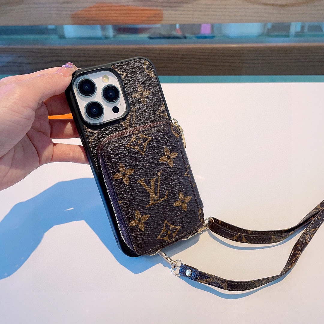 Louis Vuitton Apple Iphone Leather Premium Deluxe Phone Case L20122