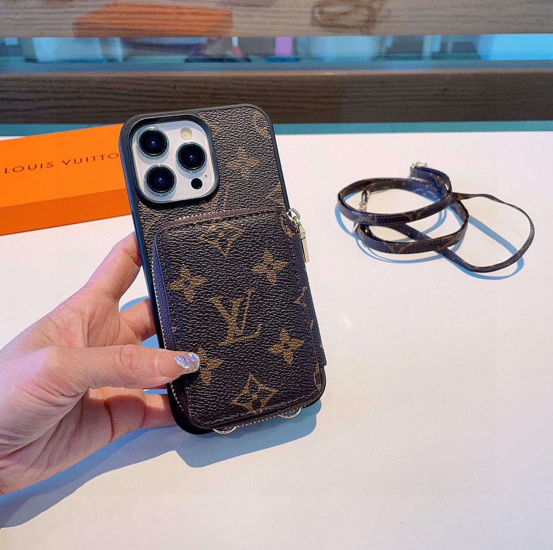 Louis Vuitton Apple Iphone Leather Premium Deluxe Phone Case L20122