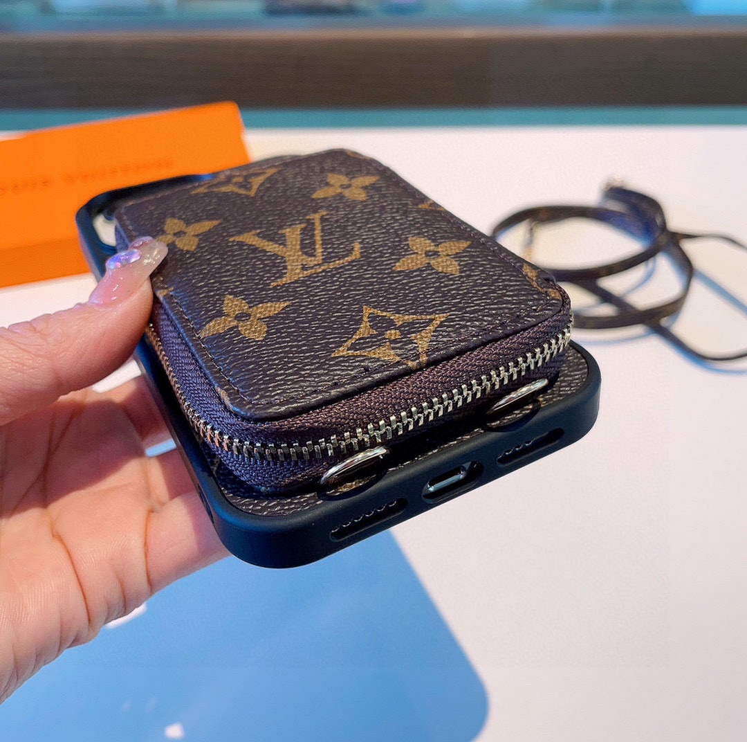 Louis Vuitton Apple Iphone Leather Premium Deluxe Phone Case L20122