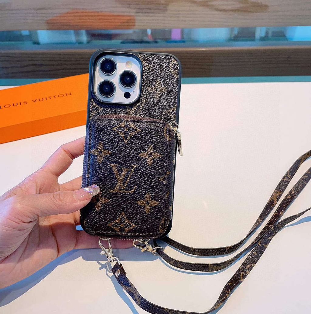 Louis Vuitton Apple Iphone Leather Premium Deluxe Phone Case L20122