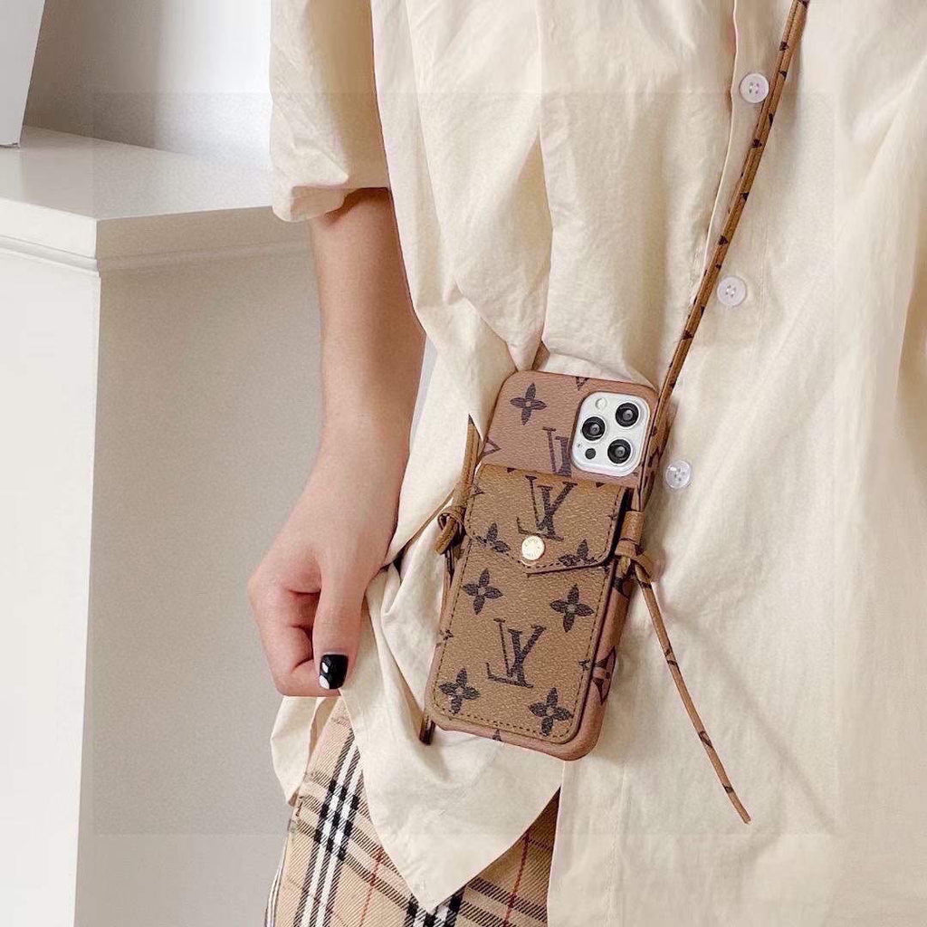 Louis Vuitton Apple Iphone Leather Premium Deluxe Phone Case L20123