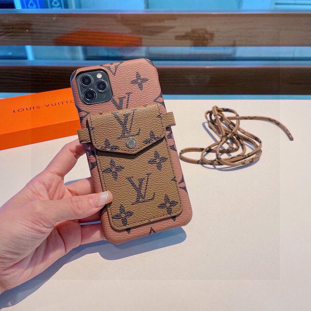 Louis Vuitton Apple Iphone Leather Premium Deluxe Phone Case L20123
