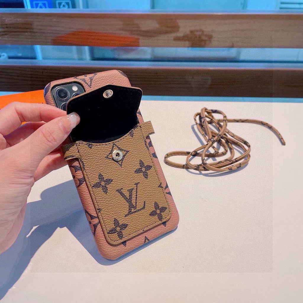 Louis Vuitton Apple Iphone Leather Premium Deluxe Phone Case L20123