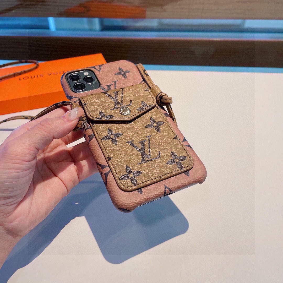 Louis Vuitton Apple Iphone Leather Premium Deluxe Phone Case L20123