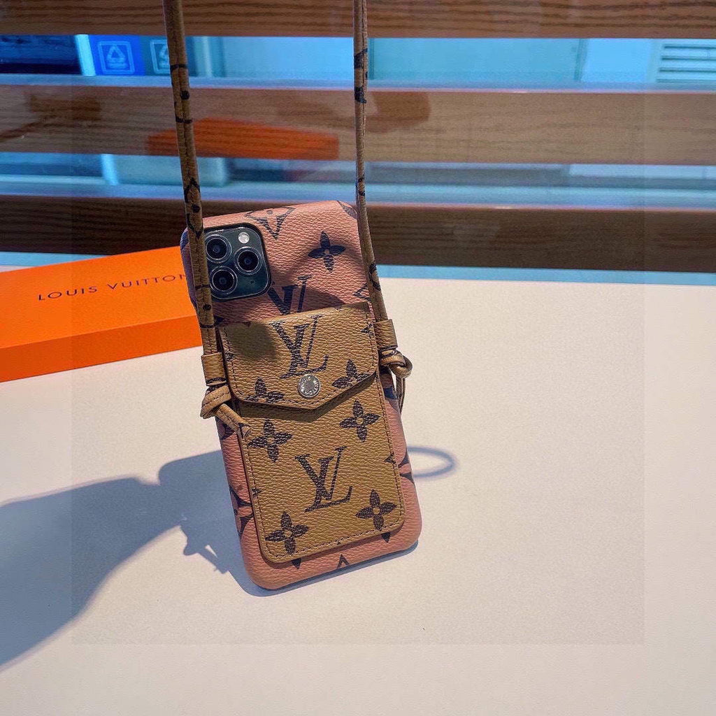 Louis Vuitton Apple Iphone Leather Premium Deluxe Phone Case L20123