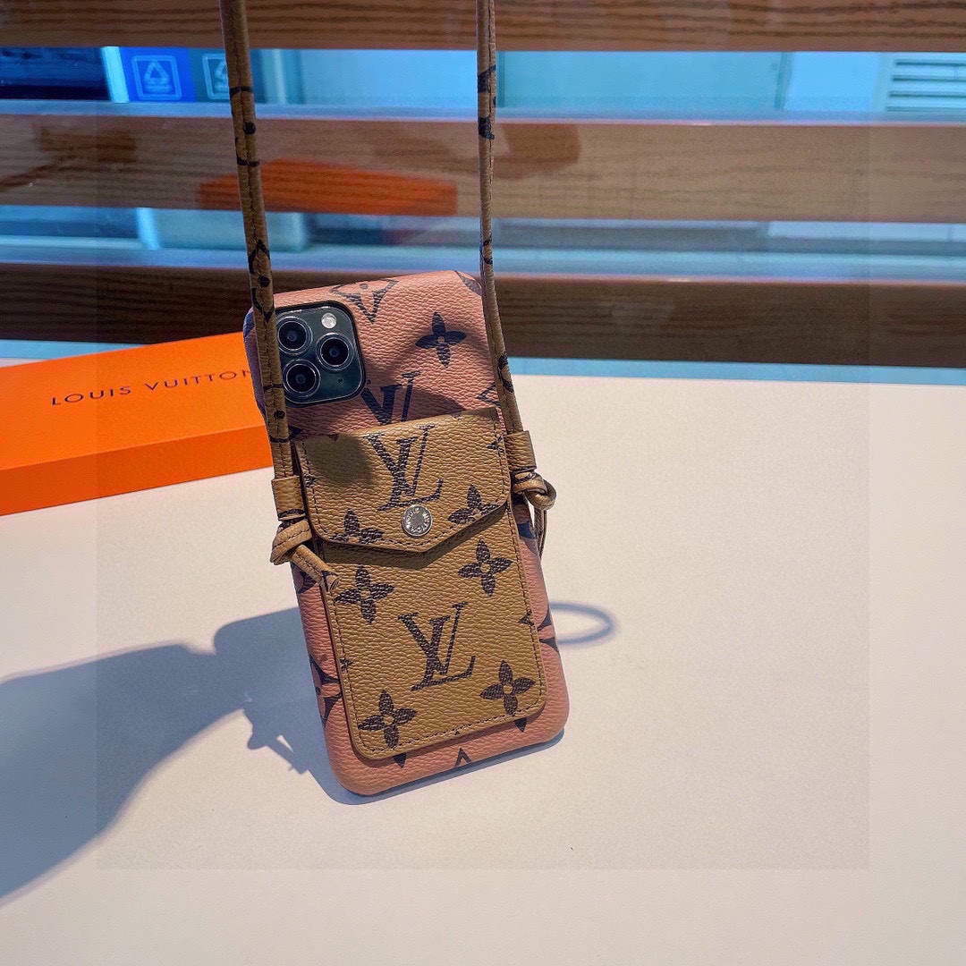 Louis Vuitton Apple Iphone Leather Premium Deluxe Phone Case L20123