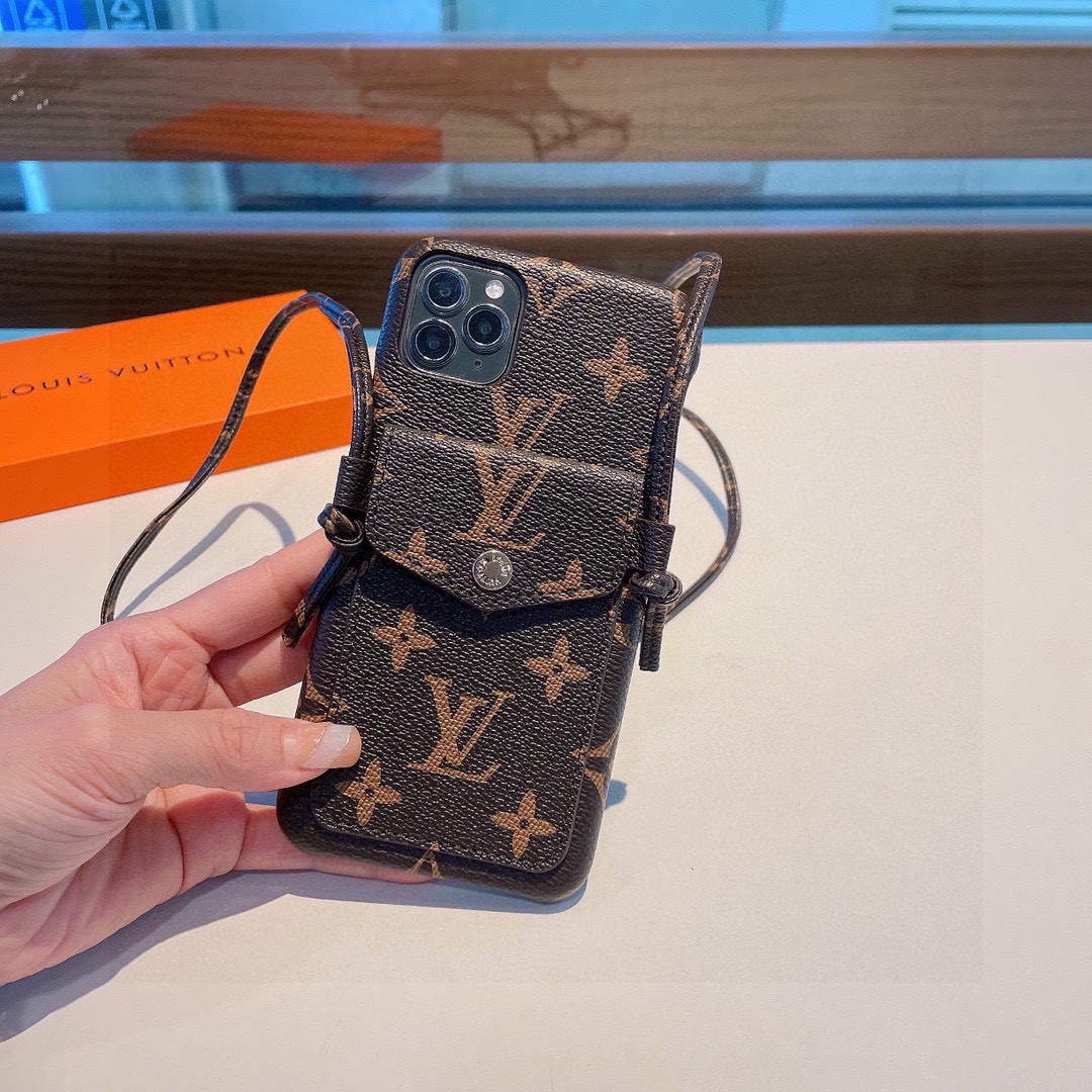 Louis Vuitton Apple Iphone Leather Premium Deluxe Phone Case L20124 - iPhone15pro max £¨6.7£© - View 1