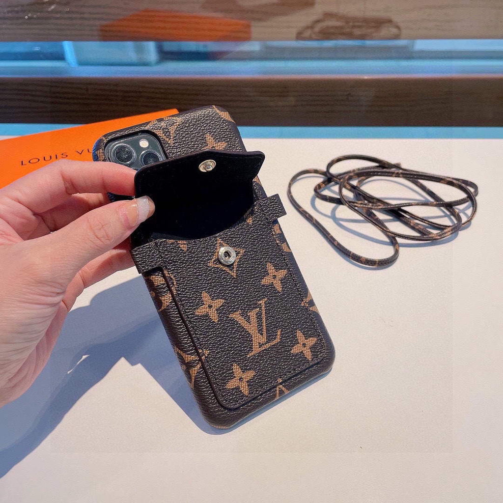 Louis Vuitton Apple Iphone Leather Premium Deluxe Phone Case L20124