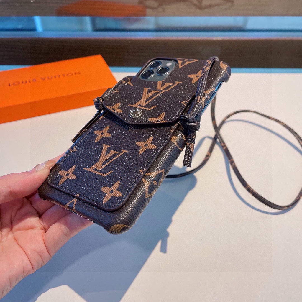 Louis Vuitton Apple Iphone Leather Premium Deluxe Phone Case L20124