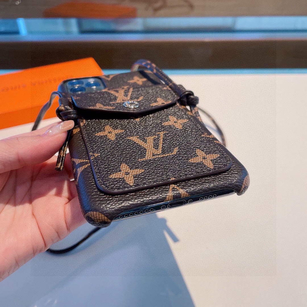 Louis Vuitton Apple Iphone Leather Premium Deluxe Phone Case L20124