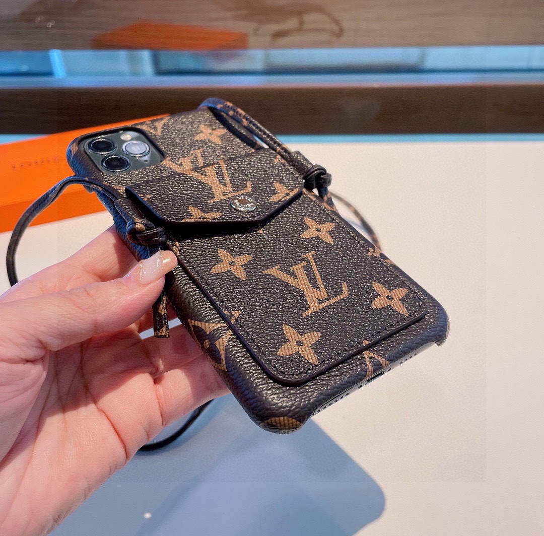 Louis Vuitton Apple Iphone Leather Premium Deluxe Phone Case L20124