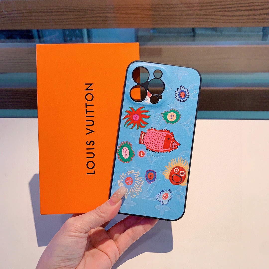 Louis Vuitton Apple Iphone Leather Premium Deluxe Phone Case L20125