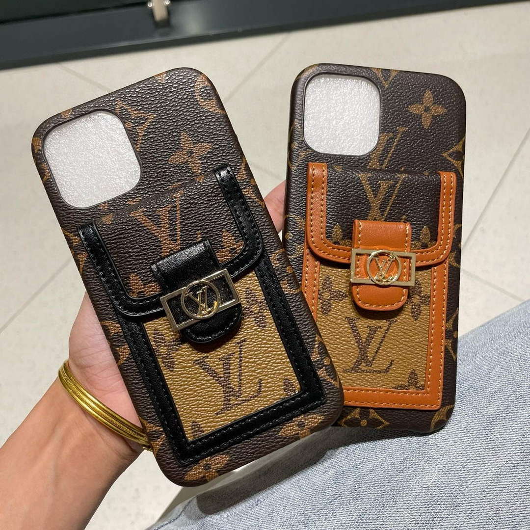 Louis Vuitton Apple Iphone Leather Premium Deluxe Phone Case L20127