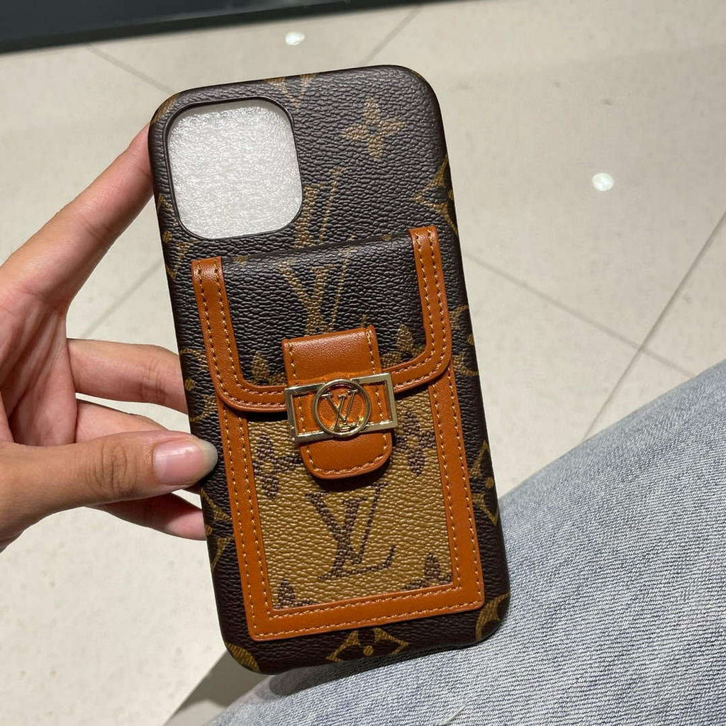 Louis Vuitton Apple Iphone Leather Premium Deluxe Phone Case L20127