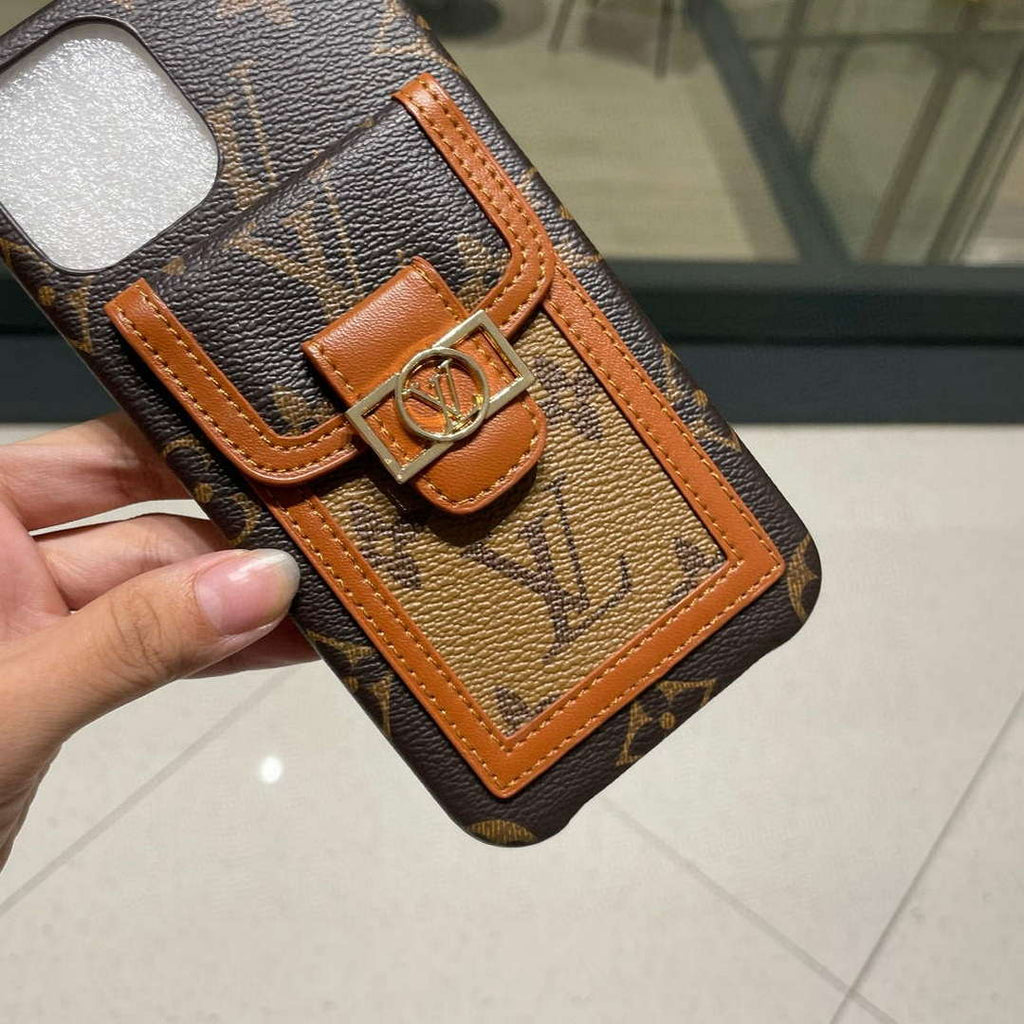 Louis Vuitton Apple Iphone Leather Premium Deluxe Phone Case L20127