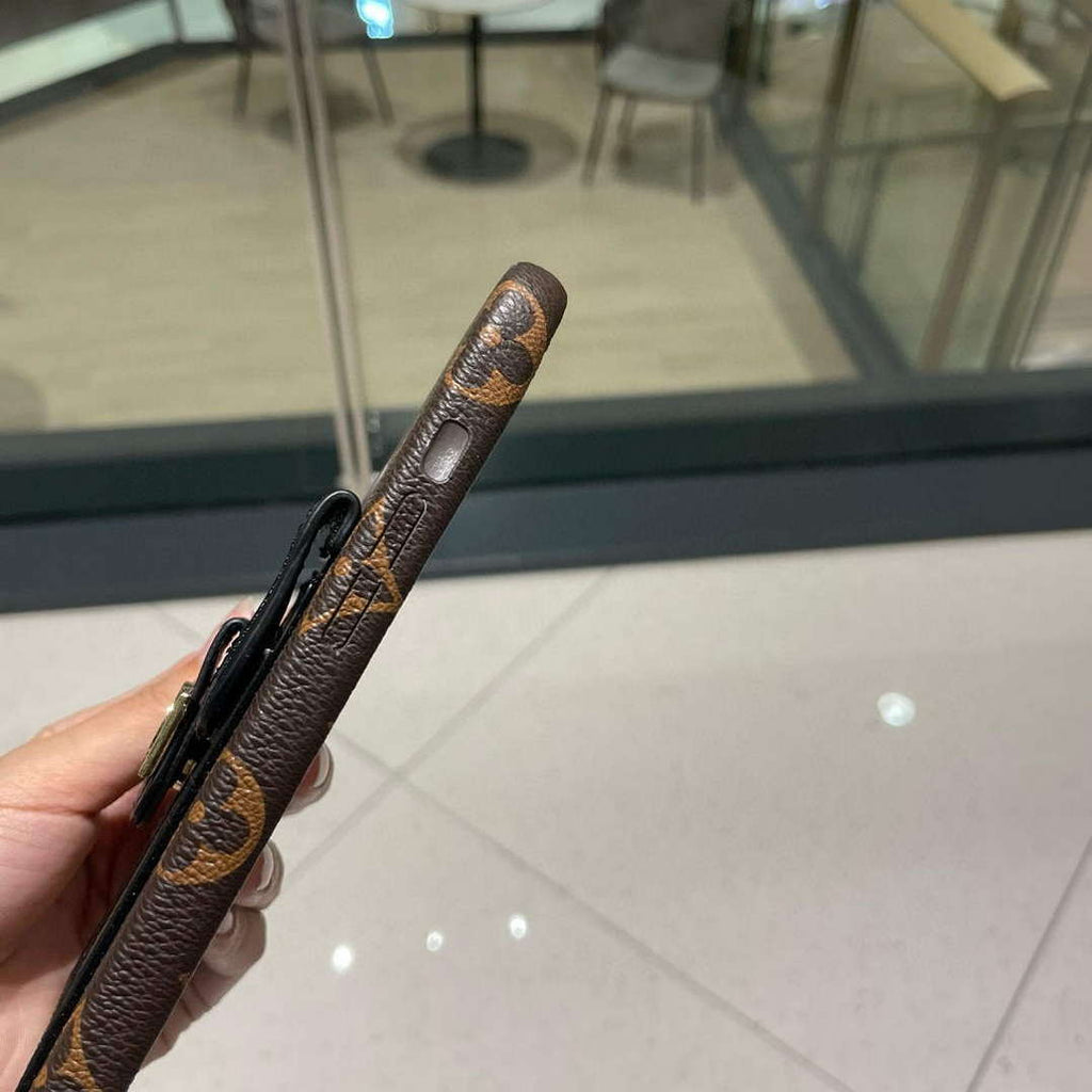 Louis Vuitton Apple Iphone Leather Premium Deluxe Phone Case L20128