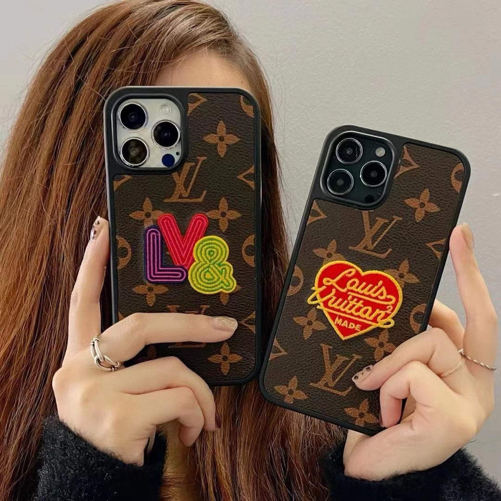 Louis Vuitton Apple Iphone Leather Premium Deluxe Phone Case L20130